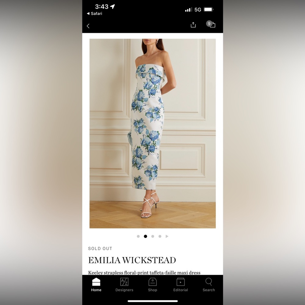 Emilia Wickstead Keeley Floral Dress
